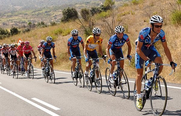 Michele Scarponi (Liberty Seguros) forcing the pace