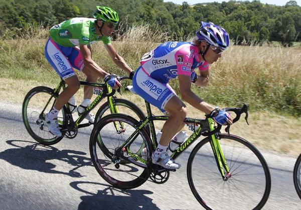 The green jersey of Alessandro Petacchi wasn't under threat today.