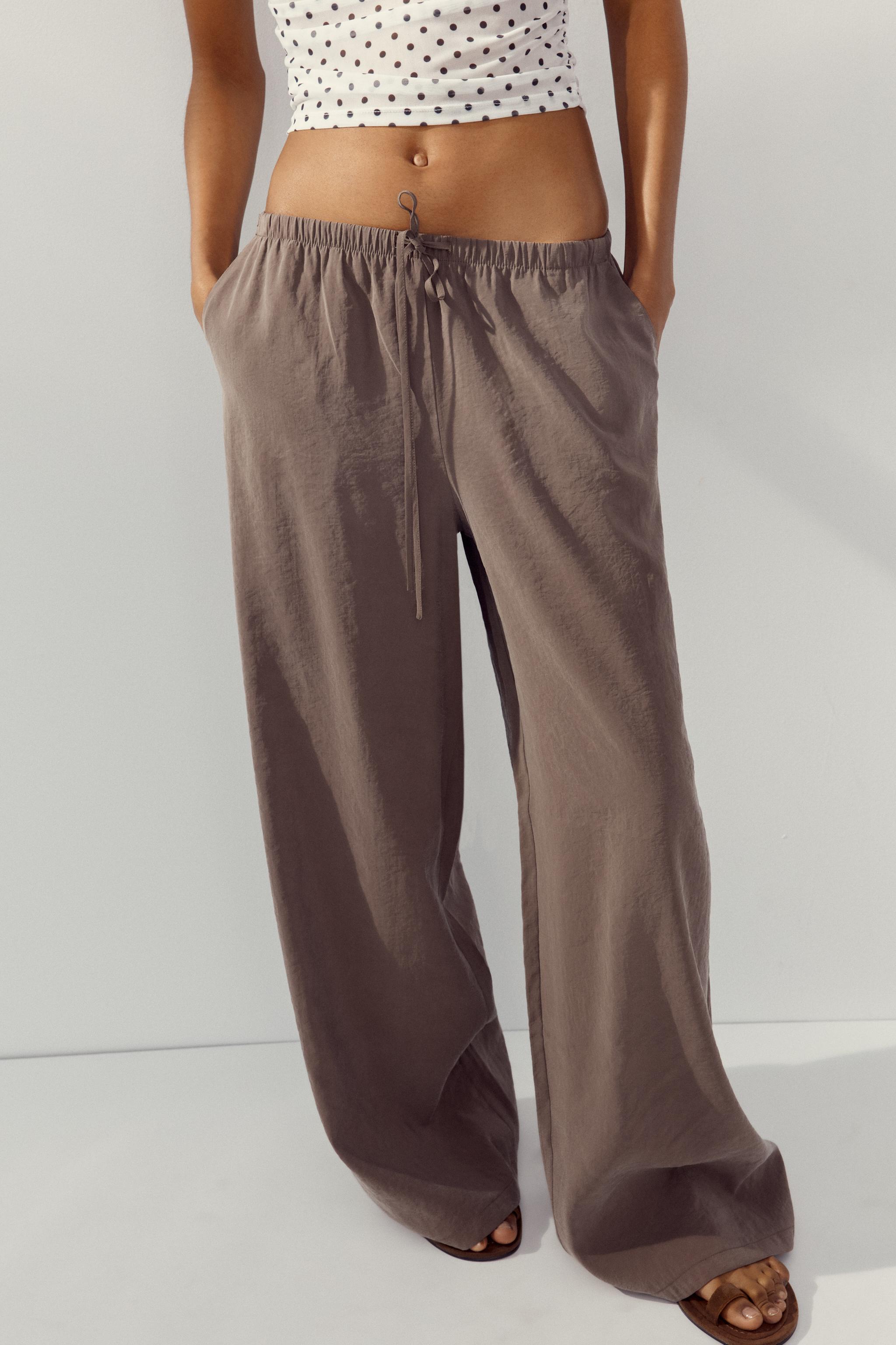 Flowing Palazzo Trousers