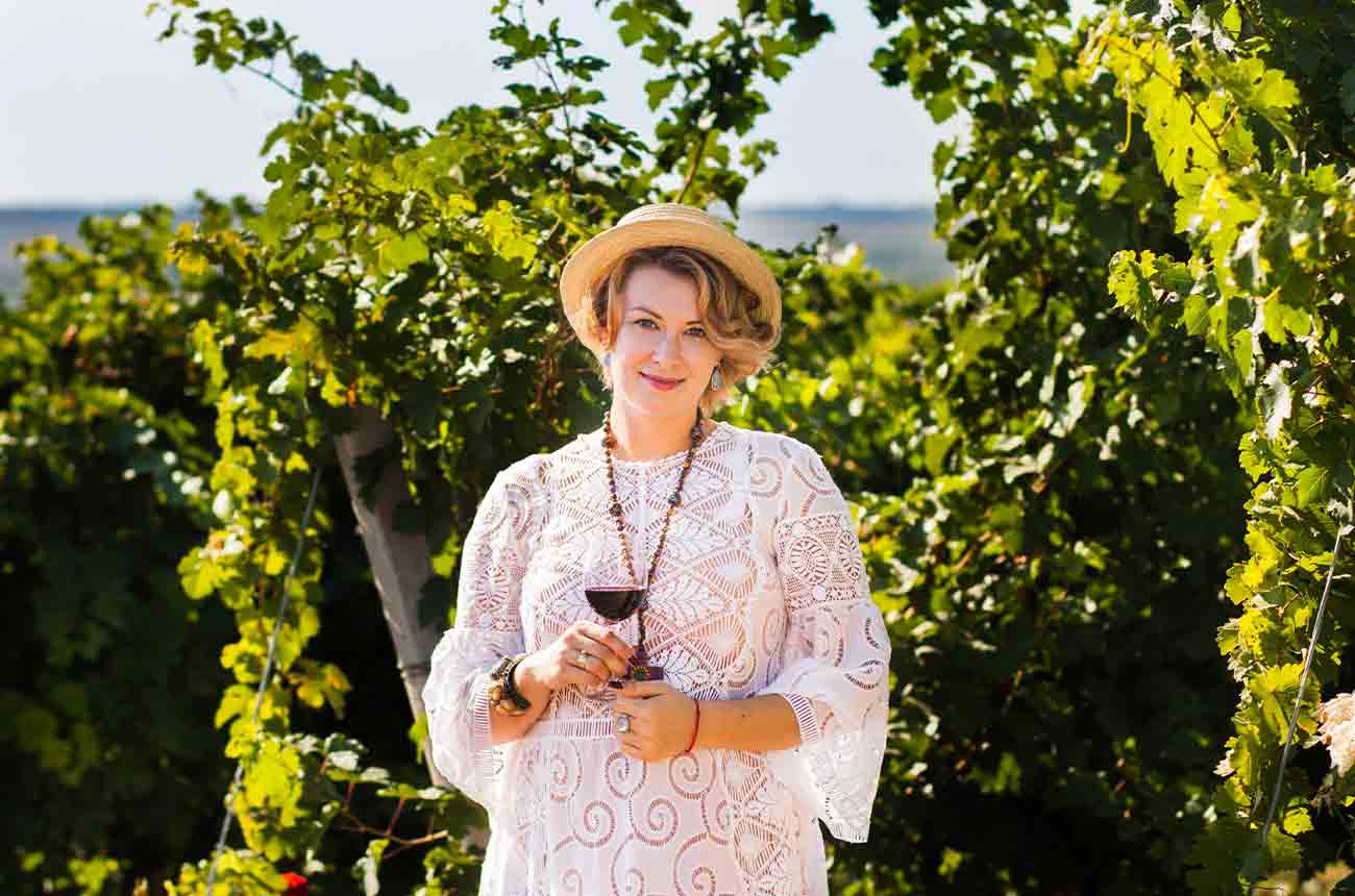 Alla Plachkova, co-owner of Kolonist winery in Ukraine