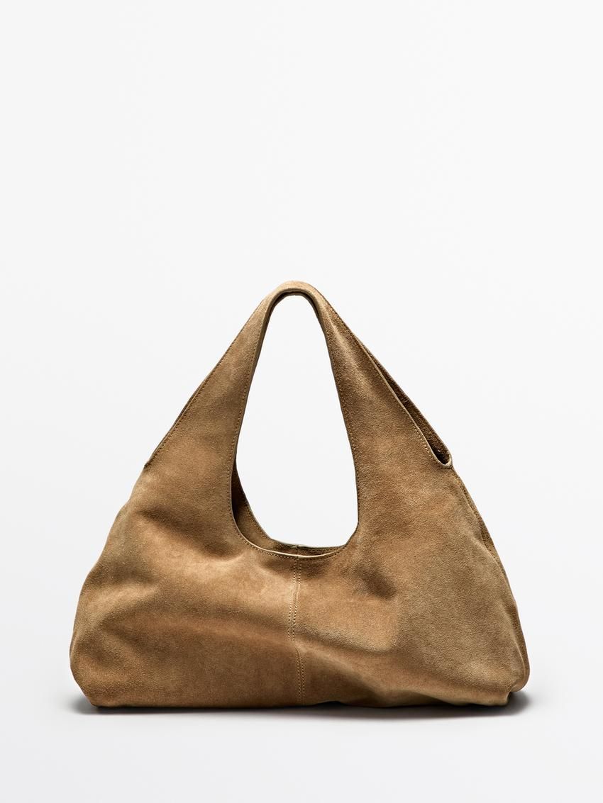 Massimo Dutti, Medium Split Leather Lady Bag