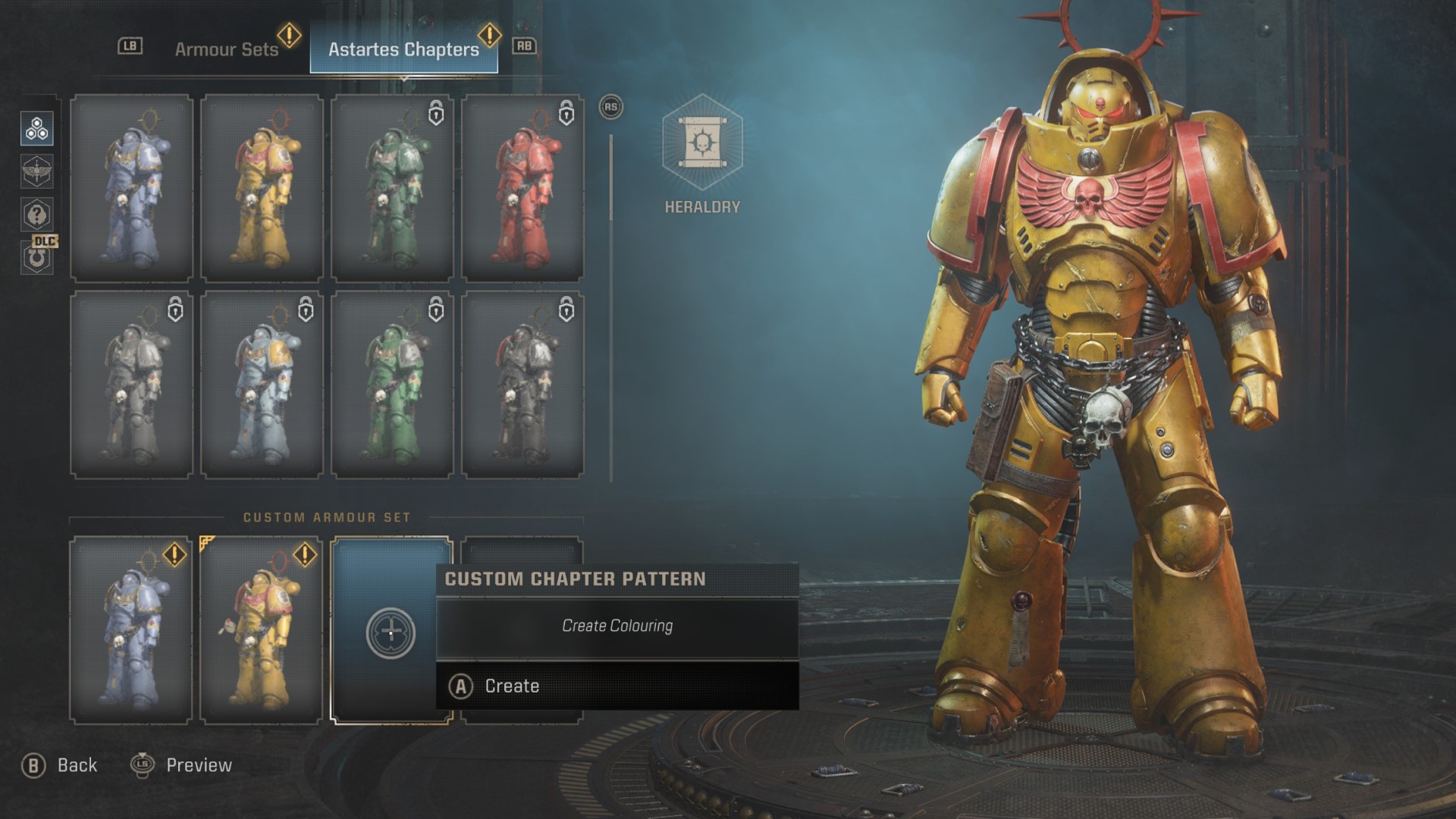 Cómo personalizar la armadura en Space Marine 2 y crear tu propio capítulo