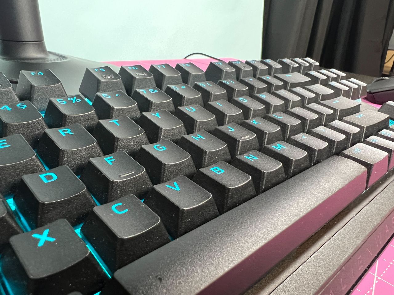 closeup of black keyboard