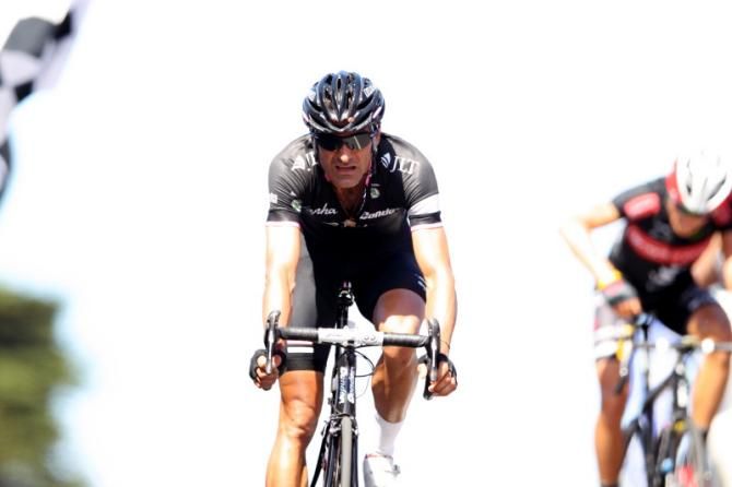 Kristian House (Rapha Condor) was second