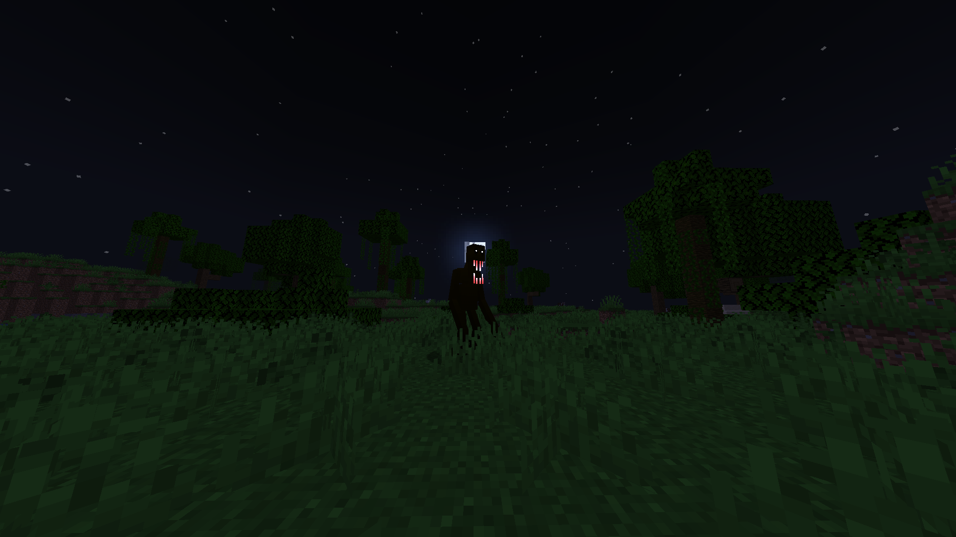 The Man in the Fog in Minecraft