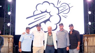 Smash GC pictured with Greg Norman