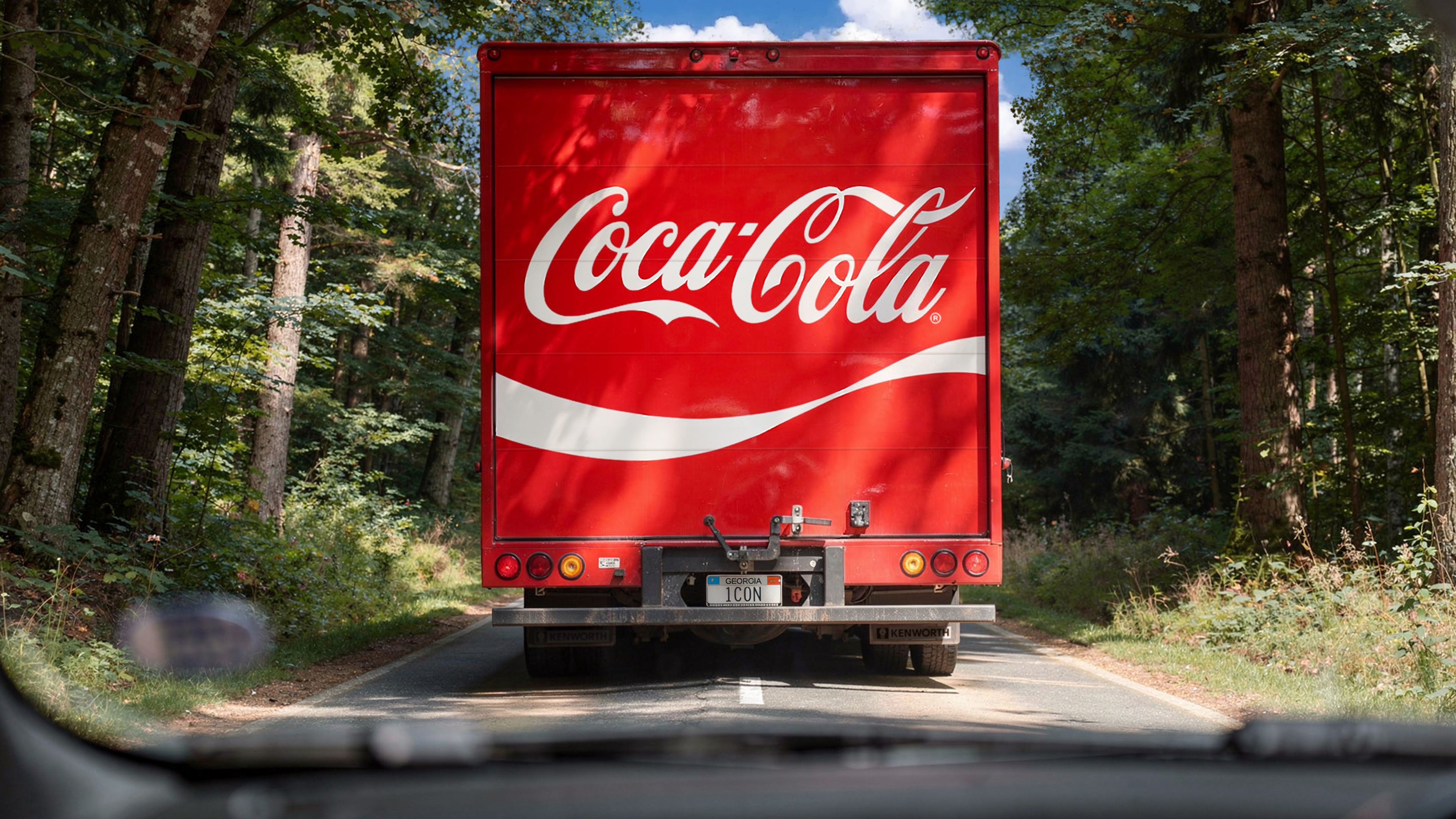 Coca-Cola rebrand material showing new design