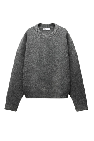 Soft Plain Knit Sweater