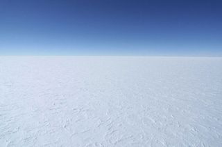 View of the East Antarctic Ice Sheet from DC-3.