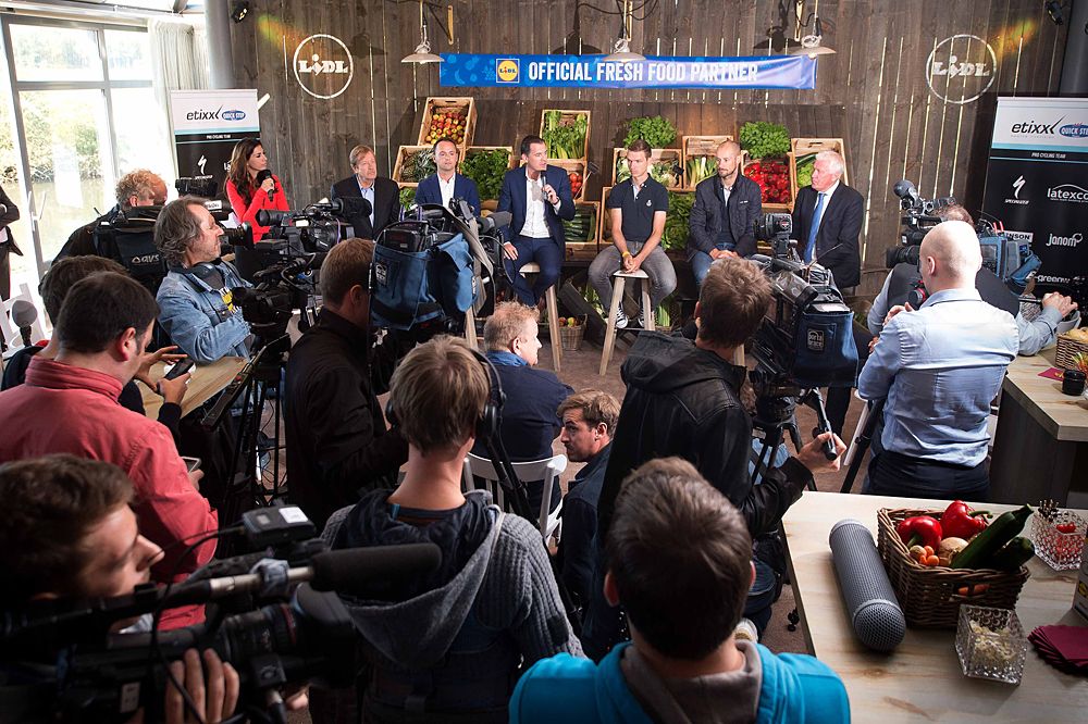 Lidl new sponsor of Etixx-QuickStep press conference