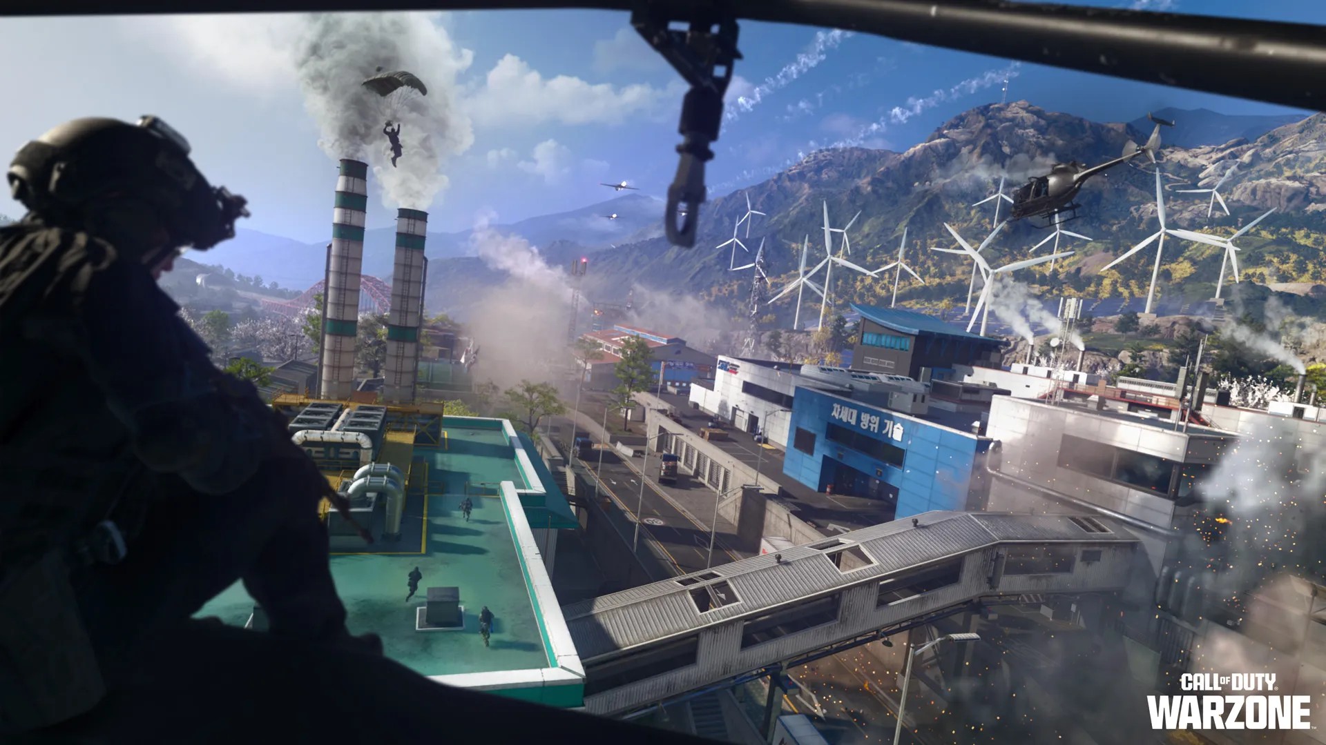 Promotional images for the Zodiac map in Call of Duty: Warzone that will be part of the Modern Warfare 4 integration. 