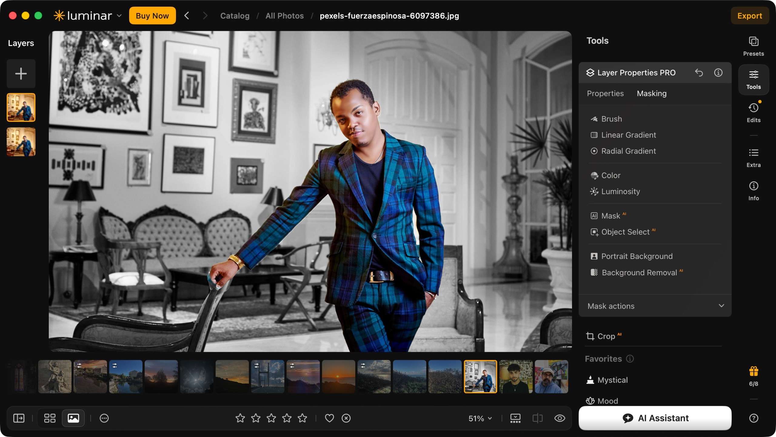 Testing out Skylum Luminar Neo on a MacBook