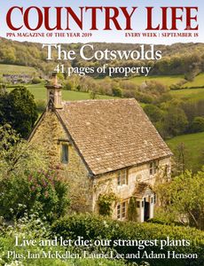 Cover of Country Life 18 September 2019