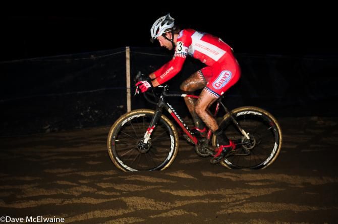 Cody Kaiser (Cal Giant Berry Farm/ Specialized) riding the difficult sand pit