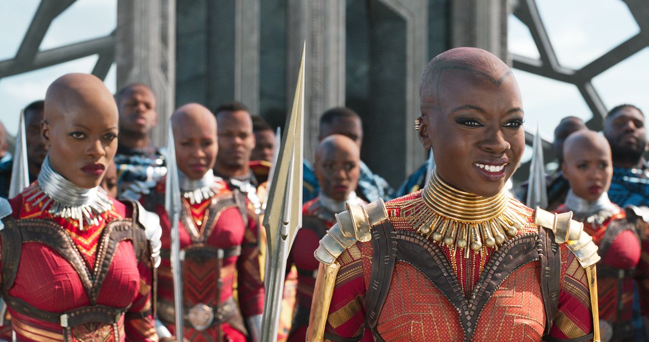 A scene from &amp;#039;Black Panther.&amp;#039;