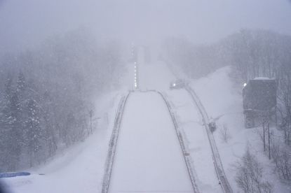 Snow in Japan.