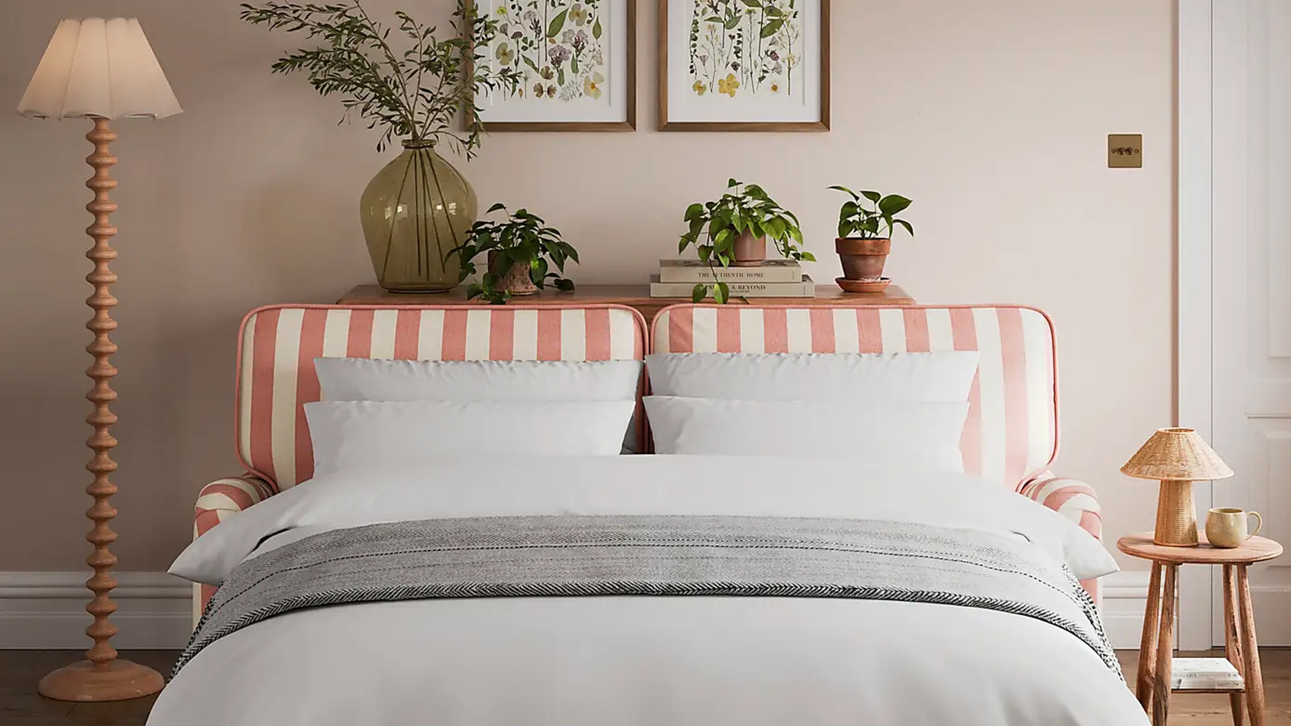 Dunelm Beatrice II Woven Stripe Sofa Bed