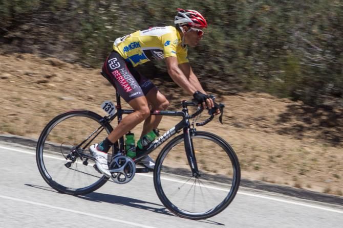 Janier Acevedo (Jamis-Hagens Berman) on one of todays descent.