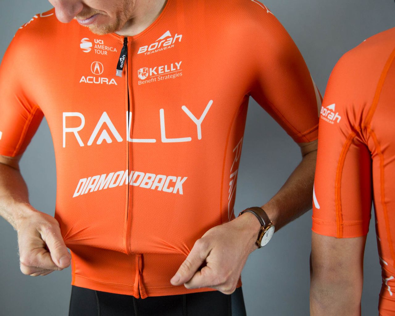 Yes, Rob Britton. The jersey is stretchy. Also, nice watch