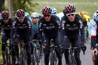 Chris Froome and his Ineos teammates