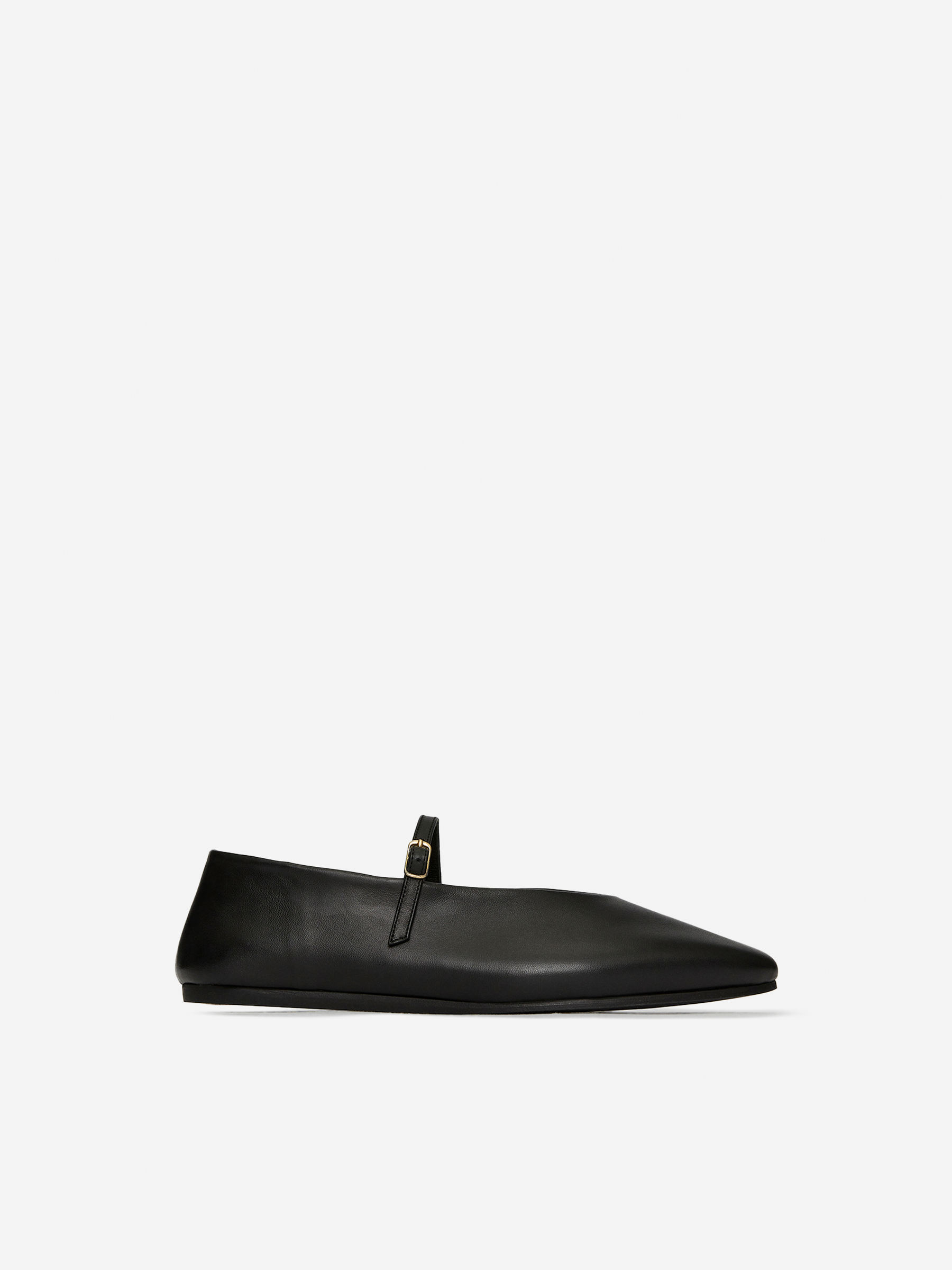 Leather Mary Jane Flats &amp;ndash; Black &amp;ndash; Women &amp;ndash; Arket Gb