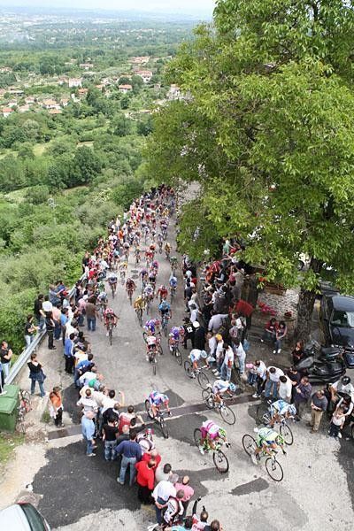 The final climb to Tivoli has been used several times in Tirreno Adriatico.