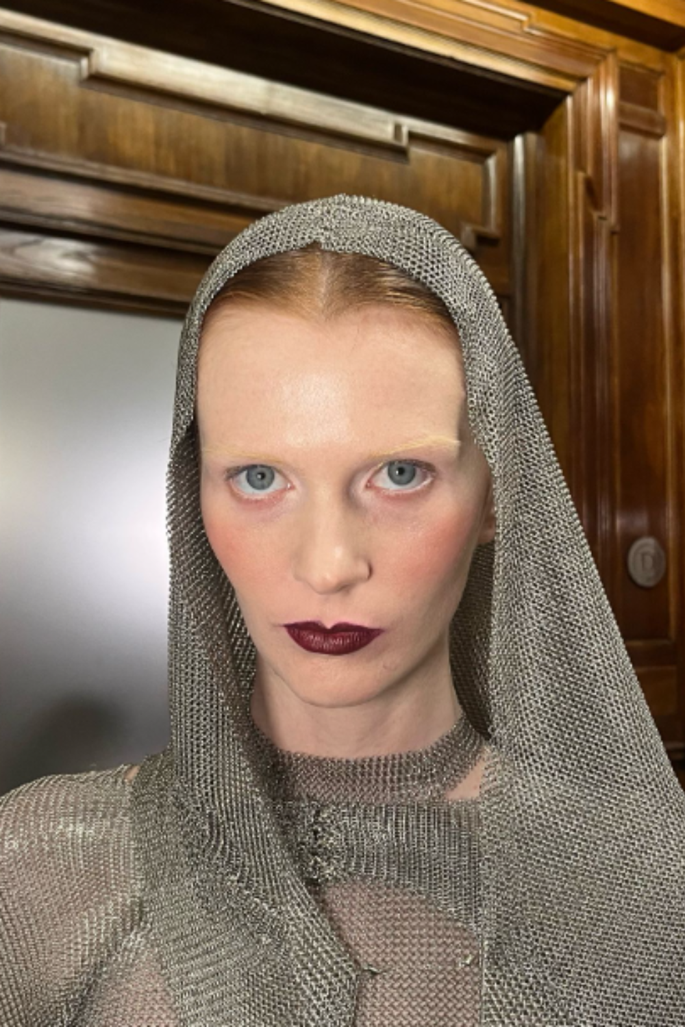 Model wears M.A.C at Annie's Ibzia