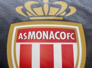 A close-up of the AS Monaco badge