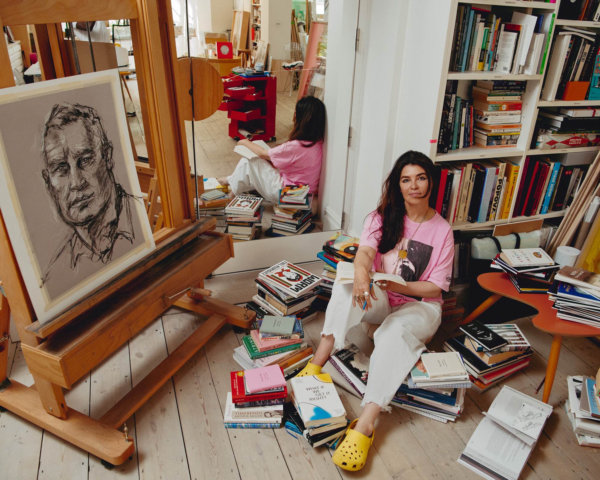 Es Devlin in her studio