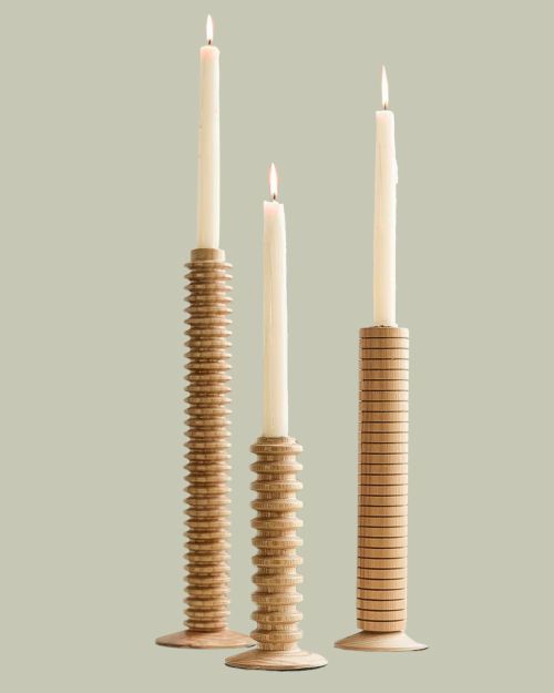 Peyton Wood Taper Holders