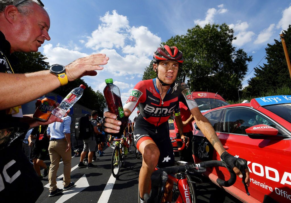 Tejay van Garderen lost six minutes due to a crash