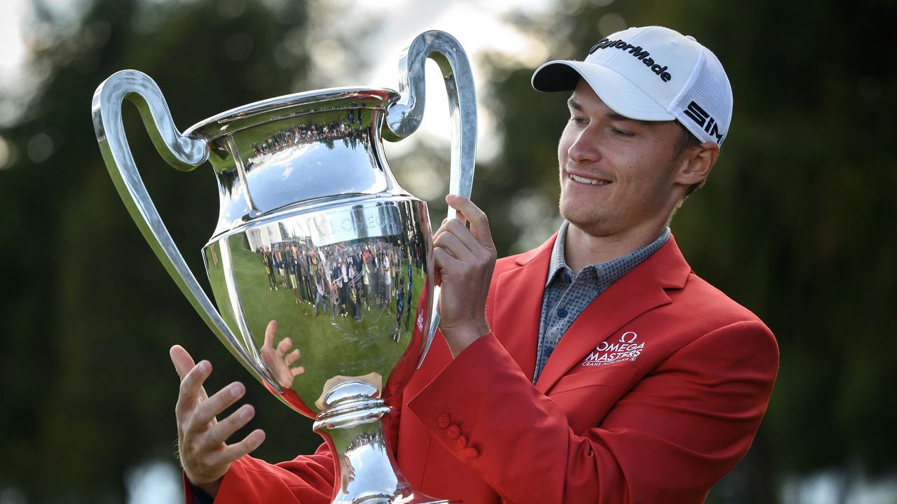 Rasmus Hojgaard 2021 Omega European Masters champion