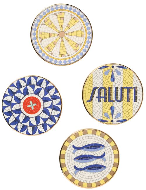 The Bistro Tile Stoneware Coaster: Italia Edition