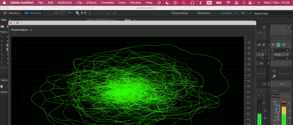 Editing audio in Adobe Audition