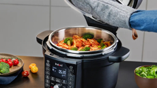 The best non-toxic air fryer, the Instant Pot Duo Crisp with Ultimate Lid