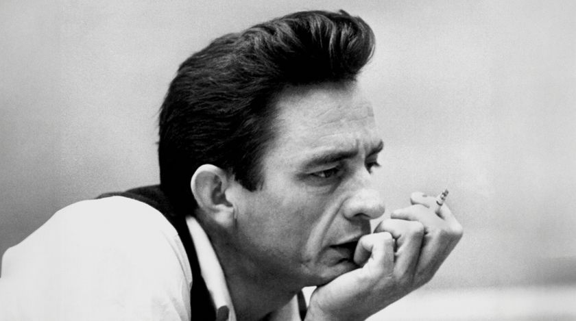 Country singer/songwriter Johnny Cash poses for a portrait in circa 1969.