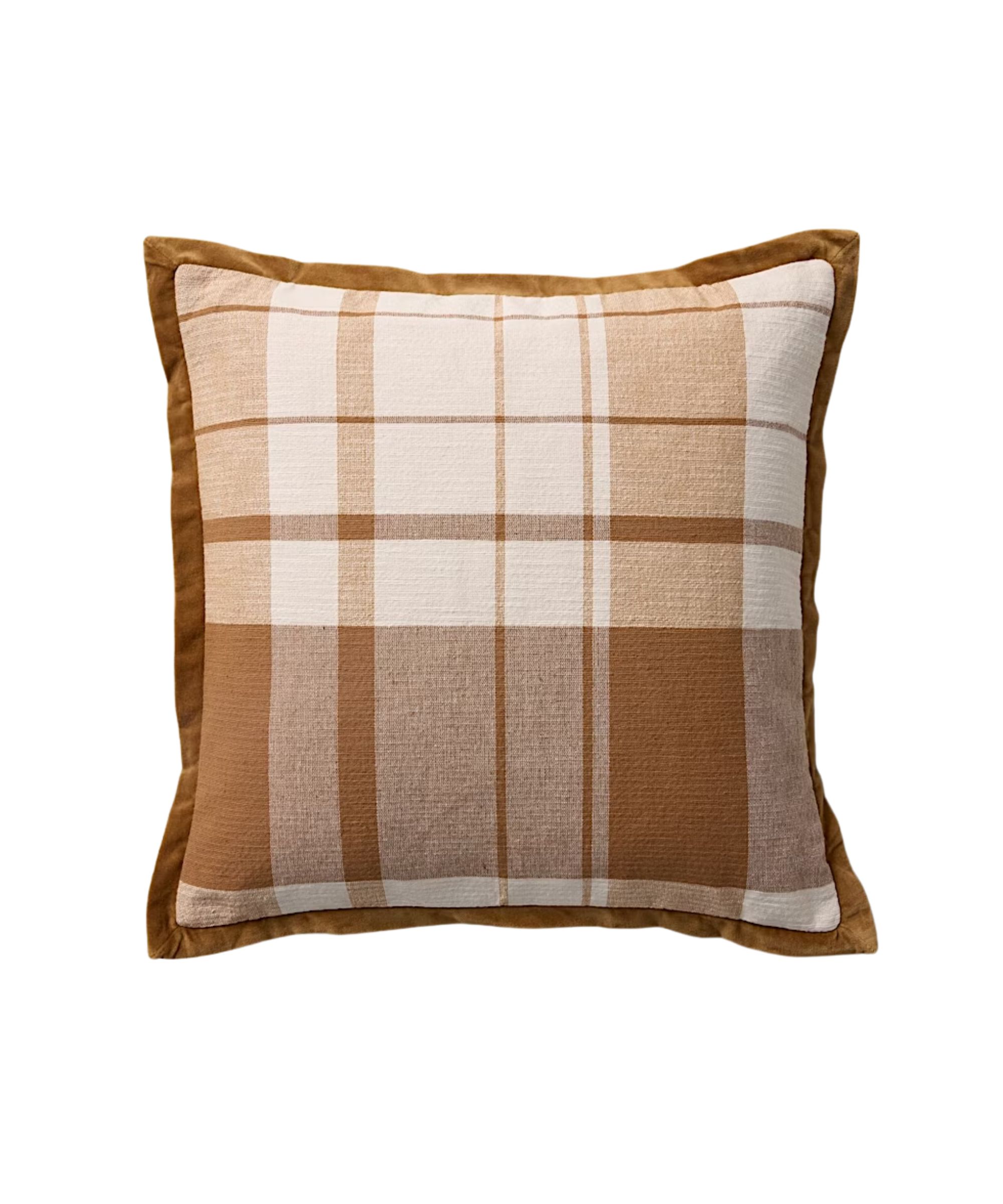 Meriden Spice Plaid Pillow