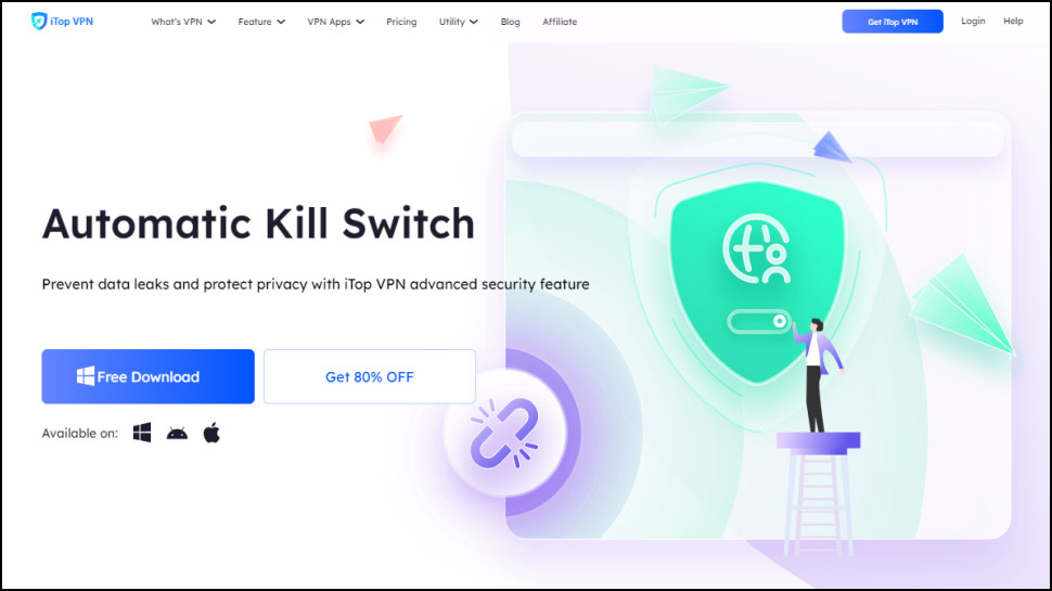 iTop VPN kill switch