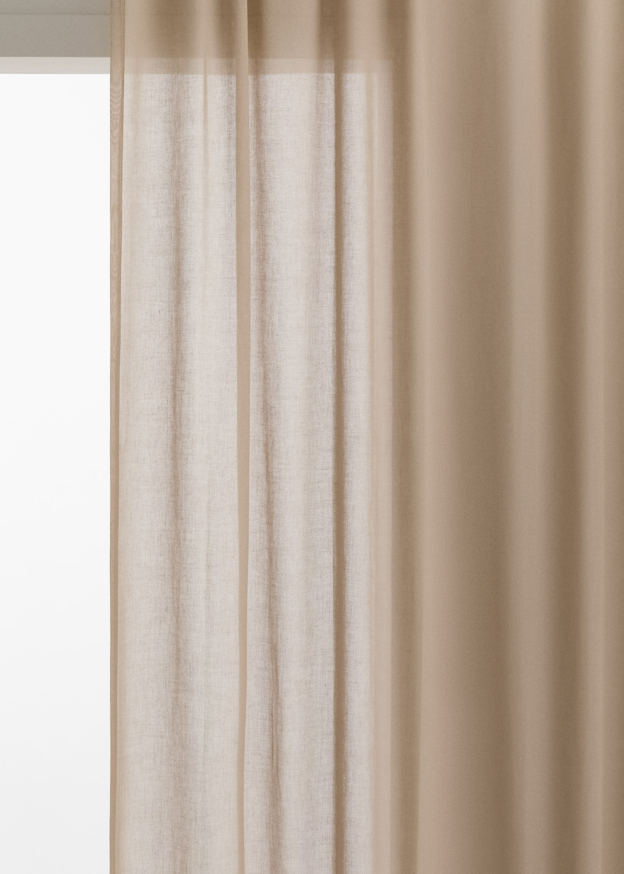 H&amp;amp;M, 2-Pack Long Curtain Lengths - Beige