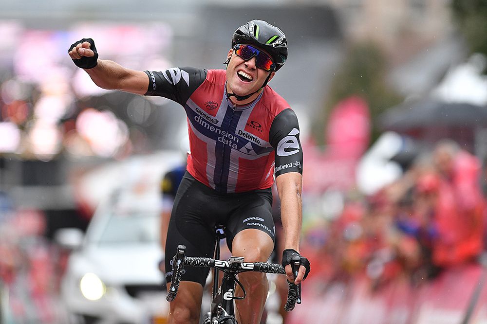 Edvald Boasson Hagen (Dimension Data) wins stage 7 finale at Eneco Tour