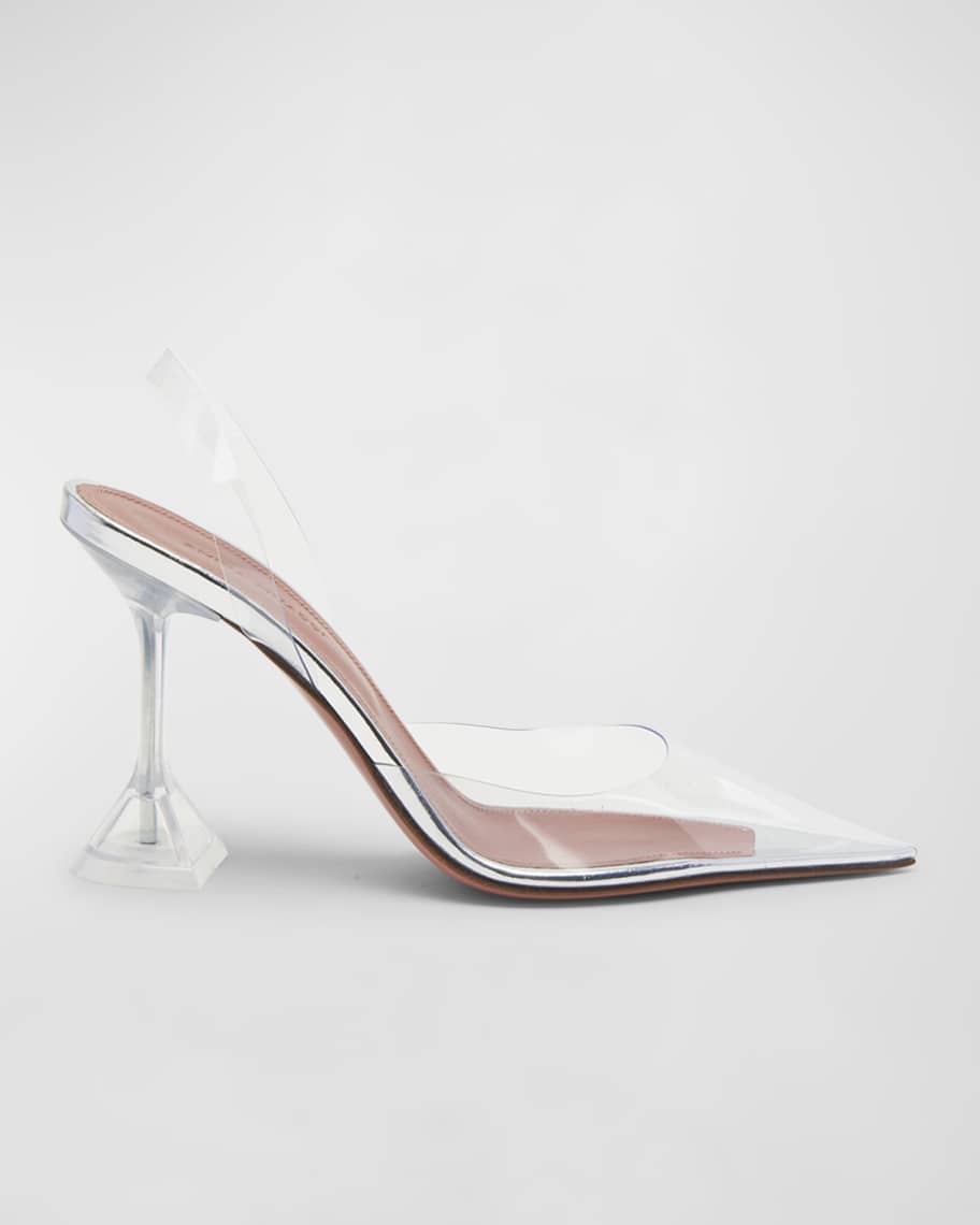 Holli transparent slwback pump
