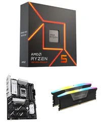 AMD Ryzen 5 7600X, 16GB Corsair Vengeance DDR5-6000, Asus B650E Max Gaming Wifi