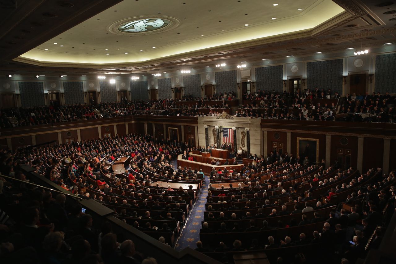 The House chamber