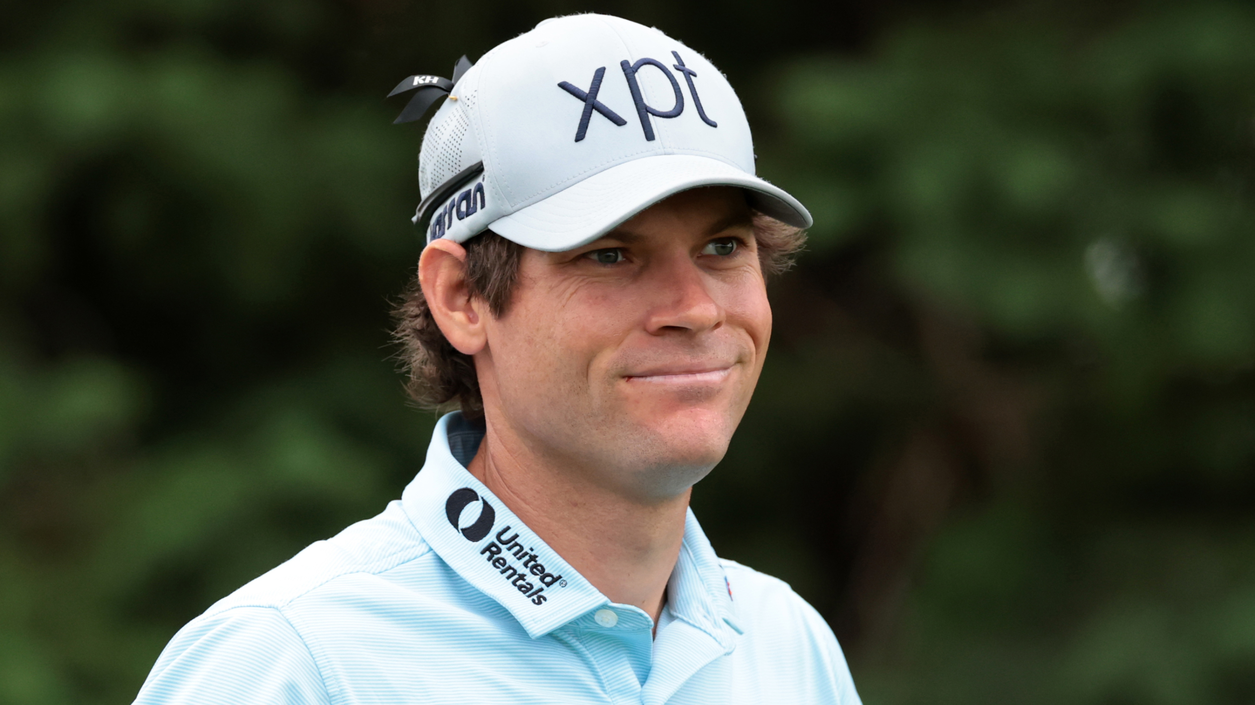 Adam Schenk smiling at the 3M Open