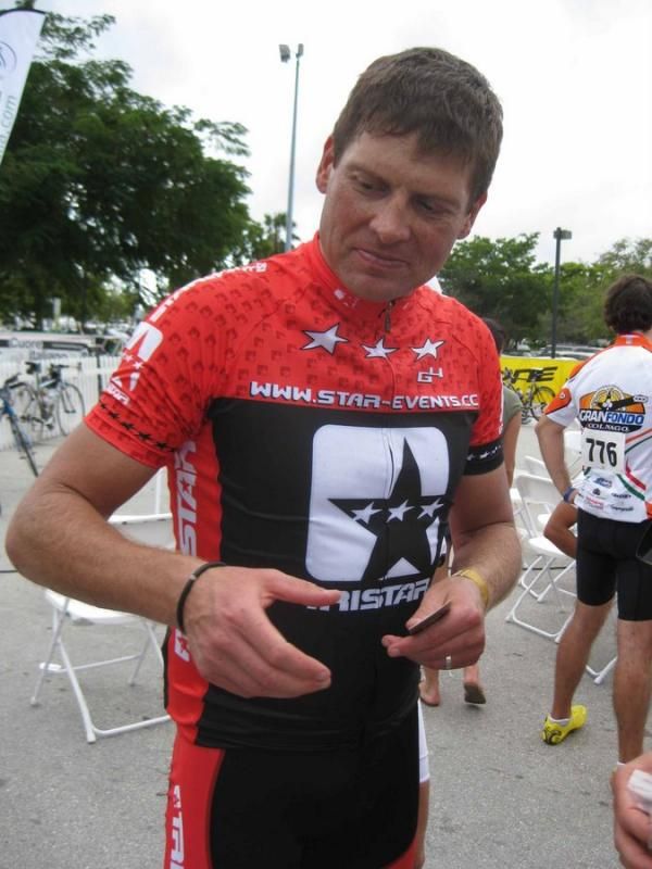 Jan Ullrich at the Gran Fondo Colnago Miami