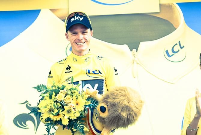 Another day in yellow for Chris Froome (Sky) at the 2013 Tour de France
