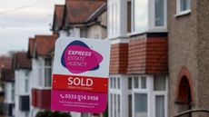 A ‘sold’ sign outside residential property in Brentwood, Essex