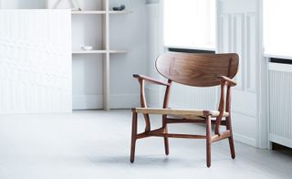 Carl Hansen & Son has recreated one of Hans J Wegner’s early designs: the 1950 'CH22' lounge chair