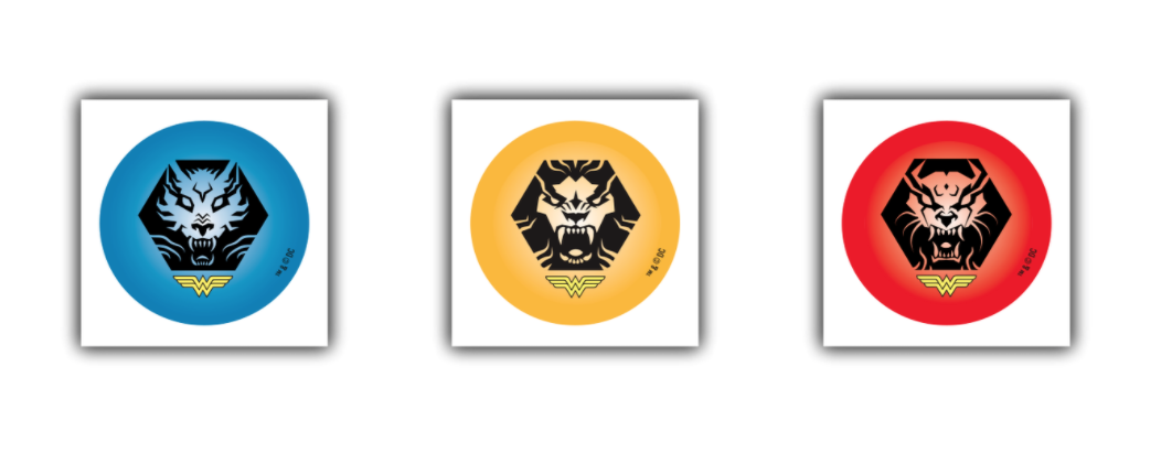 Wonder Woman temporary tattoos for 'Trial of the Amazons'