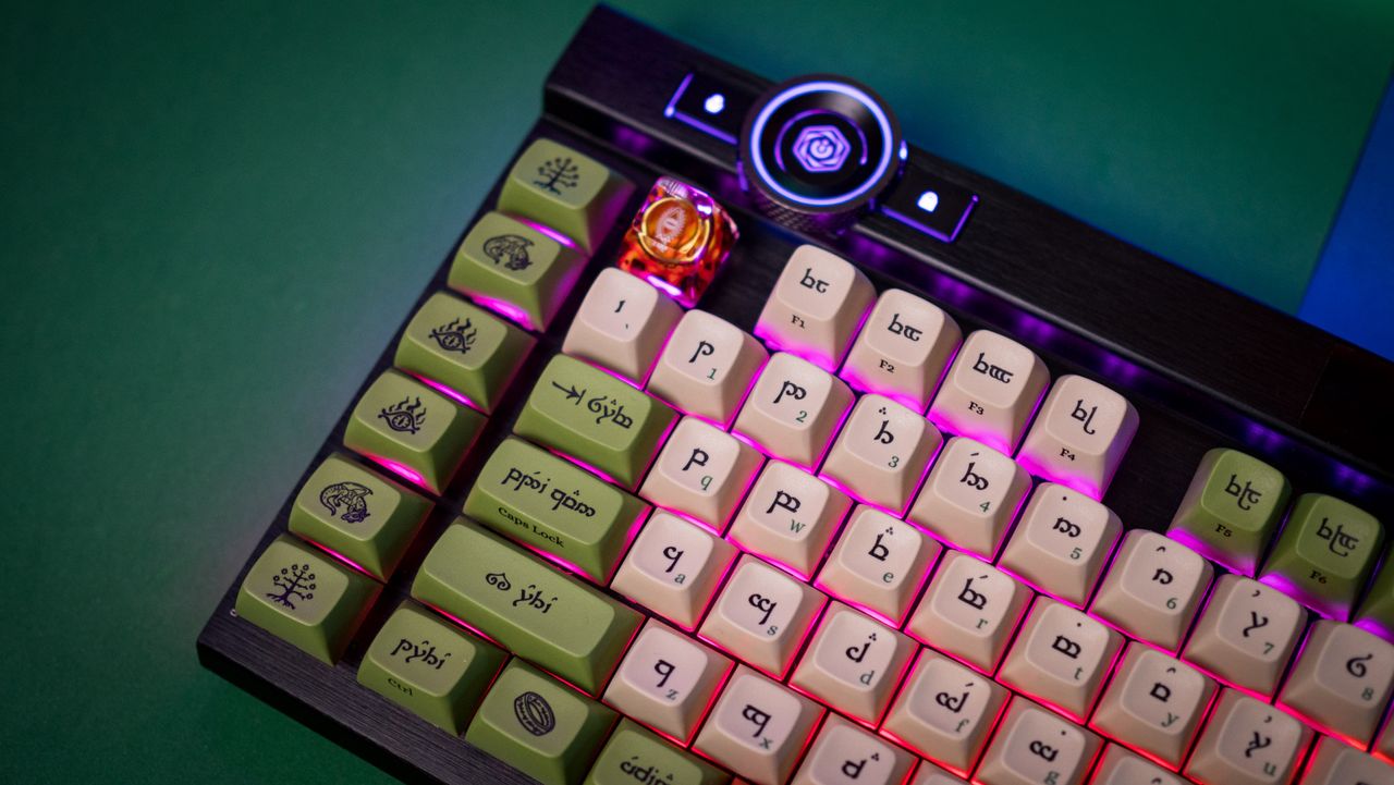 Drop + LOTR Elvish Keycap Set